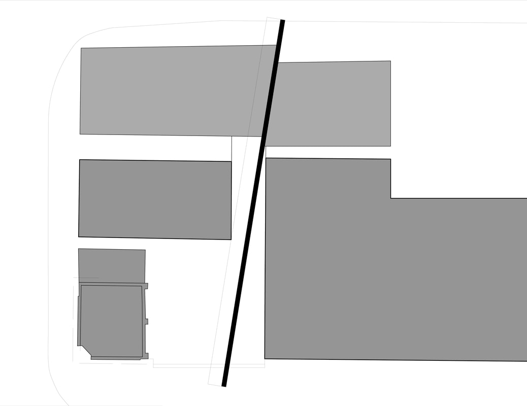 42nd Street — site plan showing the rogue line