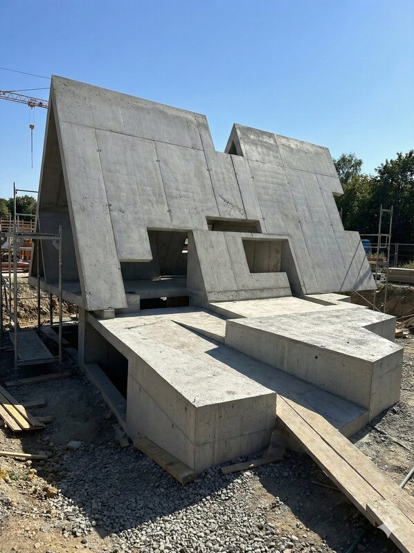 AI-generated concrete visualisation