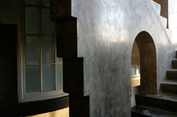 Glasgow School of Art — interior doorway and staircase