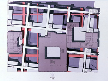 Peter Eisenman — layered plan drawing