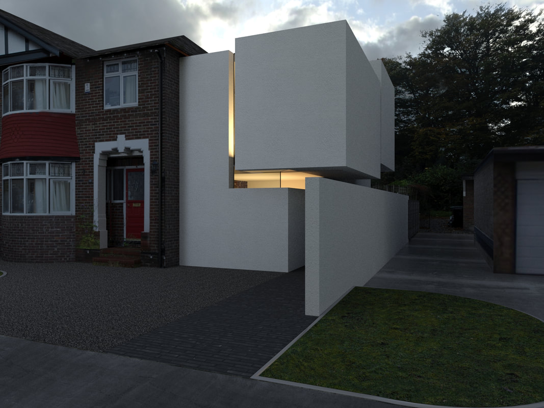 Bancroft Avenue — proposed extension, three quarter view