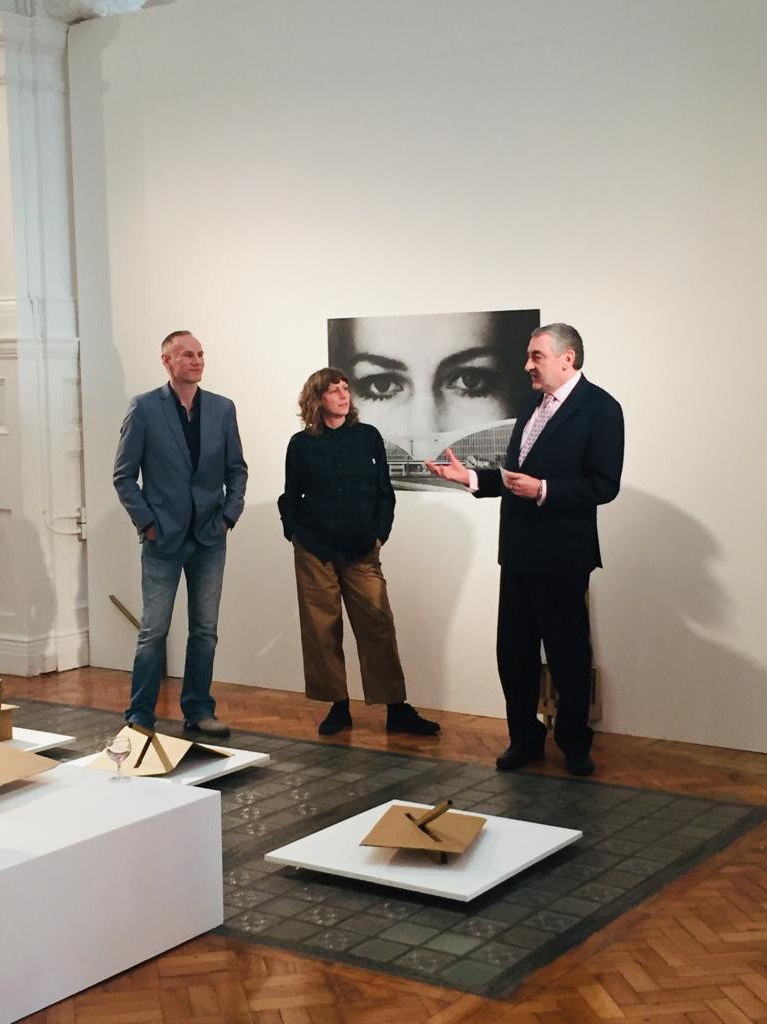 Exhibition opening night