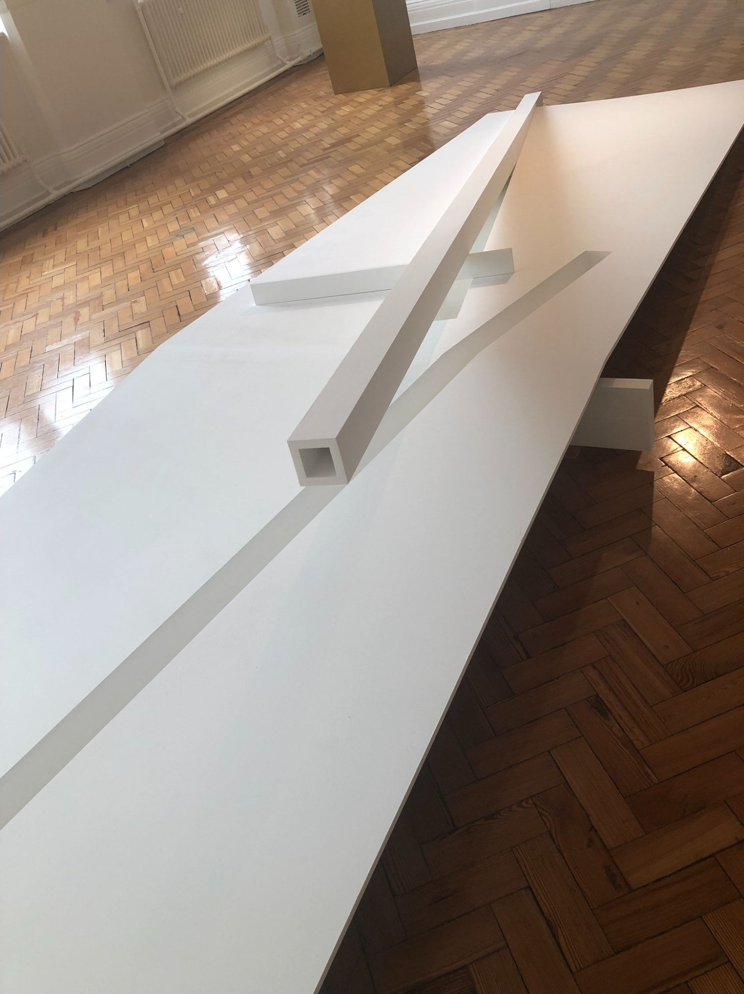 Sculpture detail — angular joint