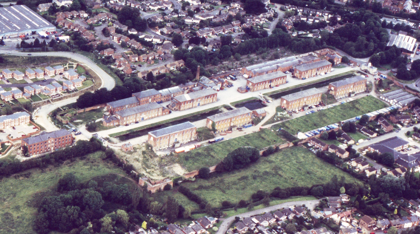 Weedon Royal Ordnance Depot — aerial photograph showing the full extent of the complex