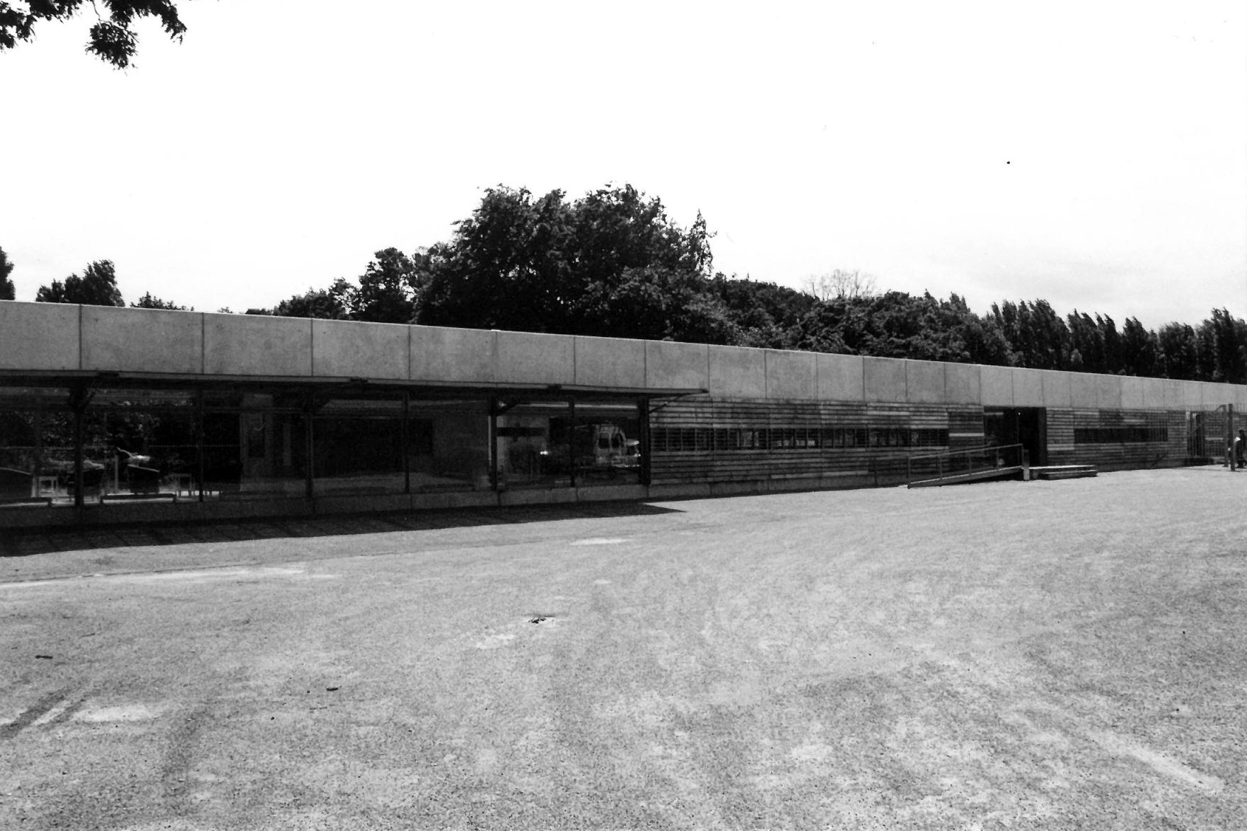 The full length of the Wildflower Centre